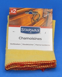 [1350] Starwax chamoisine 40X50 jaune par 2