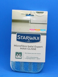 [1594] Starwax rechange frange velcros microfibre pour balai expert -  réf 1594