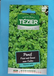 Tézier  graine Persil - frisé vert fonçé - race Calito