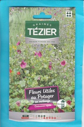 Tézier  graine  FLEURS UTILES AU POTAGER 20g en mélange