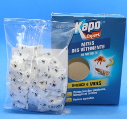 [DES-670612-3051-129436] Kapo Anti Mites Boules 20 pastilles réf.3051