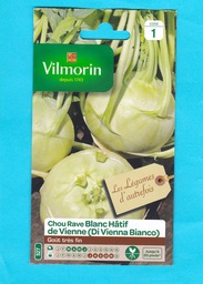 [VILM-3395441] Vilmorin graine Chou Rave Blanc hâtif de Vienne - série 1