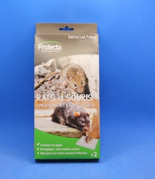 [DOD-106937-PIE-01033] Protecta ratuclac mini piège attractif rongeurs rats et souris 12.5x25 par 2