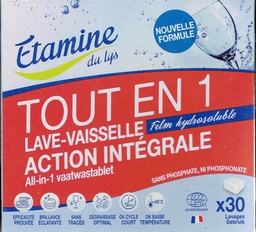 [520410] Etamine du Lys 30 tablettes Lave Vaisselle Tout En 1 360g