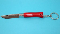 [OPINEL-2055] Opinel Couteau Porte Clés rouge Inox n°4