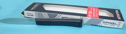 [opinel 226] OPINEL Couteau Office Cranté 226 10cm Manche plastique bleu marine avec barre d'acier  INTEMPORA