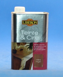 [DES-224915] Liberon Cire Teintante  - Teinte et Cire -  500ml Chêne Moyen