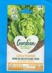 [3600632] Gondian graine Laitue Pommée Reine de Mai 4g