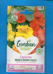[5184032] Gondian graine Capucine Double Grande Variée 5g