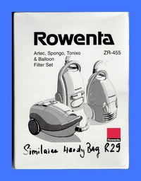 [MONV-ZR455] Sac aspirateur pour ROWENTA ZR455 ZR-455 par 10 sac en papier comme Handy Bag R29